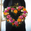 Bold Brights Heart Flowers