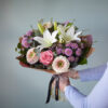 Pastels Hand-tied Bouquet Made With the Finest Flowers