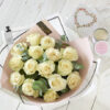 Hand-tied bouquet anniversary gift set